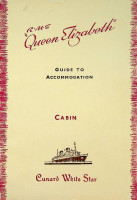 Cunard White Star - R.M.S. Queen Elizabeth, guide to accomodation