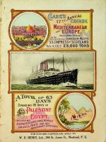 Clark's - Clark's Cruise with the Empress of Scotland 1922. 17th Annual Cruise to Mediterranean Europe