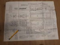 Rotterdamsche Lloyd - Deckplan D.S. Mailstoomschip Insulinde