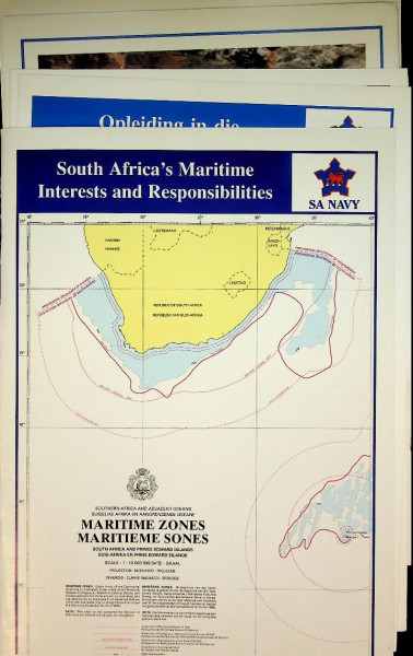 5 brochures South African Navy