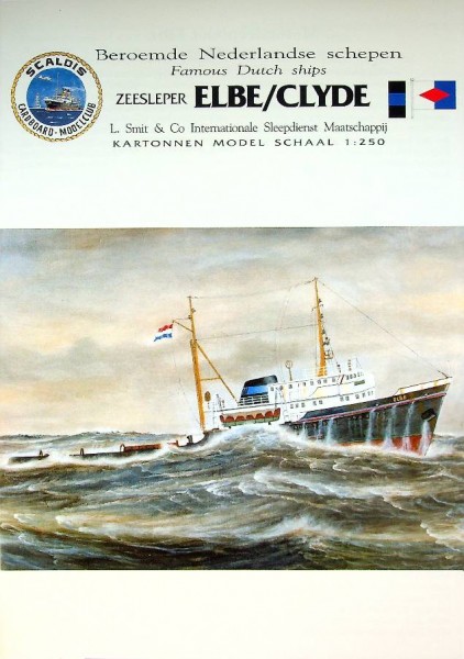 Bouwplaat zeesleper Elbe/Clyde