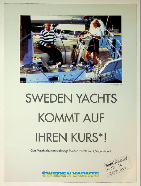 Brochure Sweden Yachts 1993