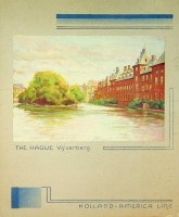 Holland-America Line - Menu Card HAL The Hague Vijverberg