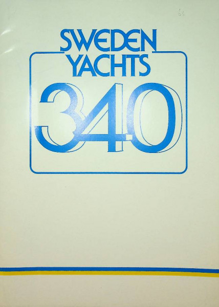 Original Brochure Sweden Yacht 340