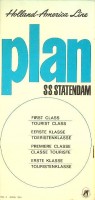 HAL - Brochure HAL Plan s.s. Statendam 1964