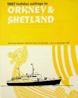 North of Scotland Orkney and Shetland Shipping Company ltd. - Brochure Ferrie Orkney and Shetlands 1967
