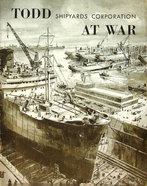 Brochure TODD Shipyards Corporation at War | Webshop Nautiek.nl