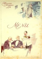 Holland Amerika Line - Menukaart Holland Amerika Line RMS Veendam 1928