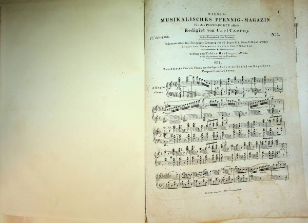 Wiener Musikalisches Pfennig-Magazin, 1ster Jahrgang 1--52 Complete | Webshop Nautiek.nl