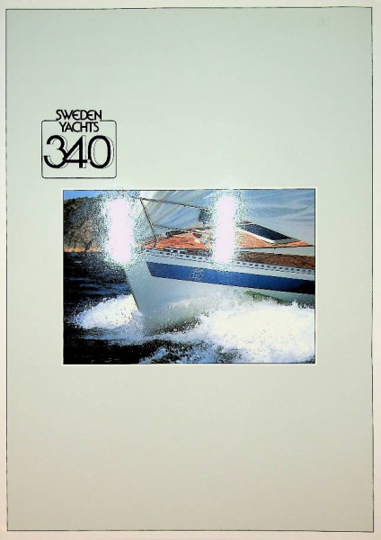 Original Brochure Sweden Yacht 340