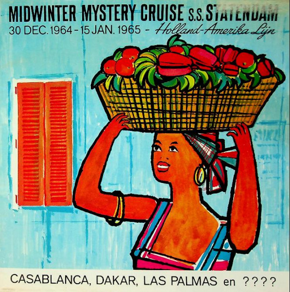 Brochure Midwinter Mystery Cruise ss Statendam 1965
