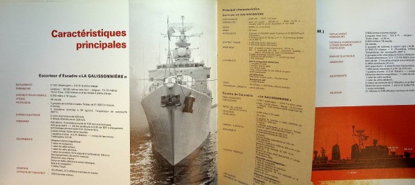 Brochure Escorteurs d'Escadre T. 47 - T. 56 A.S.M.