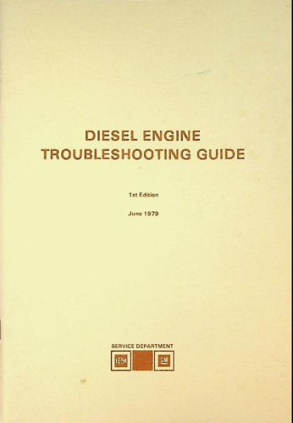 EMD Diesel Engine Troubleshooting Guide 1979