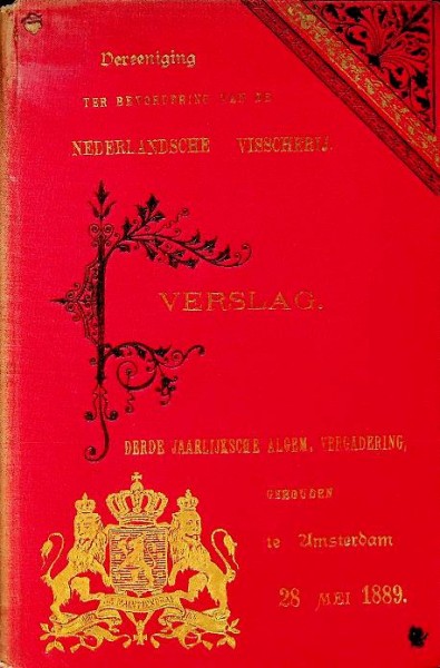 Verslag Vereeniging ter bevordering van de Nederlandsche Visscherij 1889 | Webshop Nautiek.nl