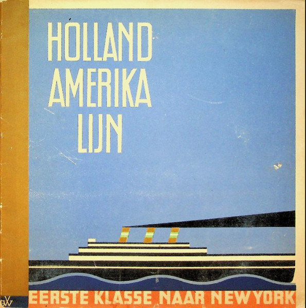 Brochure Holland Amerika Lijn, eerste klasse naar Amerika
