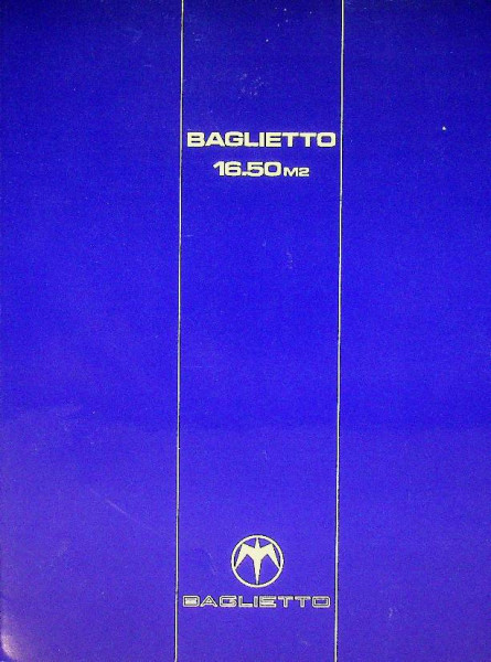 Original Brochure Baglietto 16.50m2