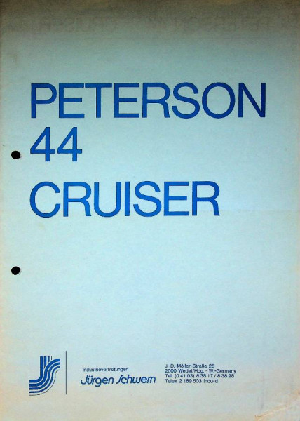 Original brochure Peterson 44 Cruiser