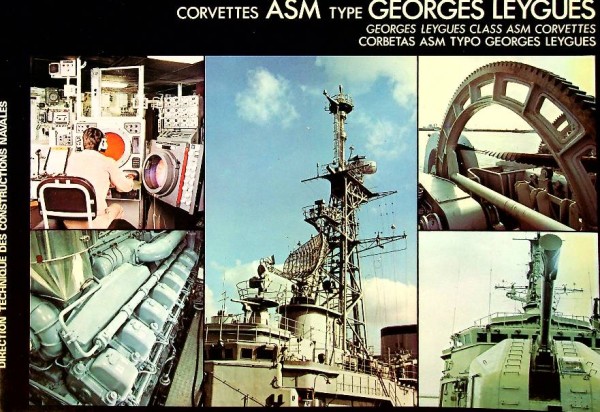 Brochure Corvettes ASM type Georges Leygues