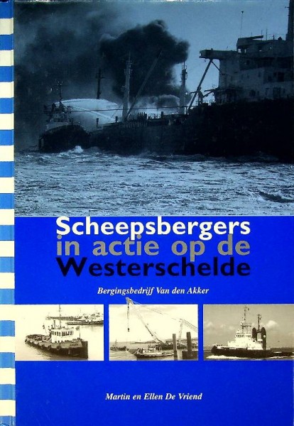 Scheepsbergers in actie op de Westerschelde