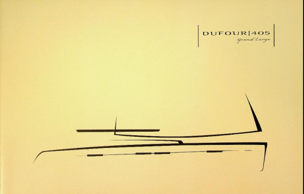 Original brochure Dufour 405 Sailing Yacht