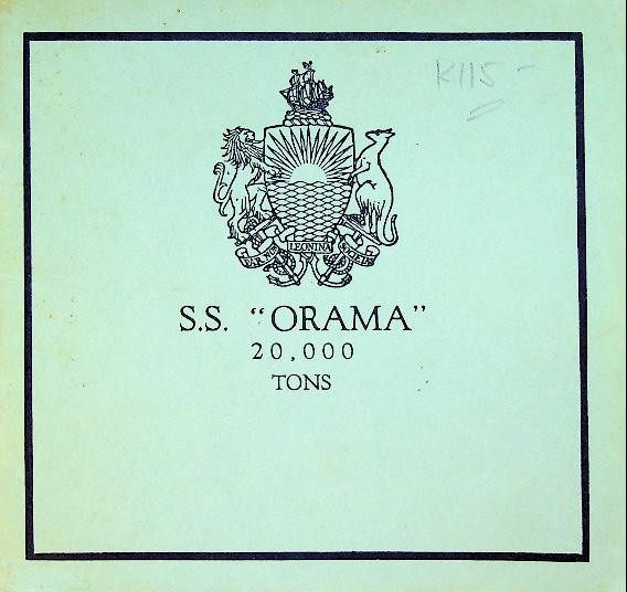 Brochure ss Orama 20.000 tons