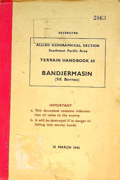 Terrain Handbook 63 Bandjermasin (SE Borneo)