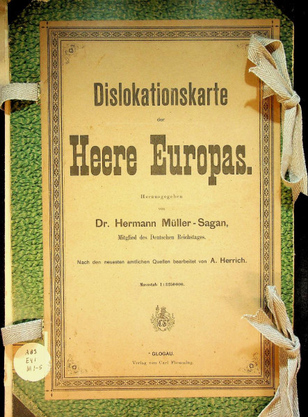 Dislokationskarte der Heere Europas