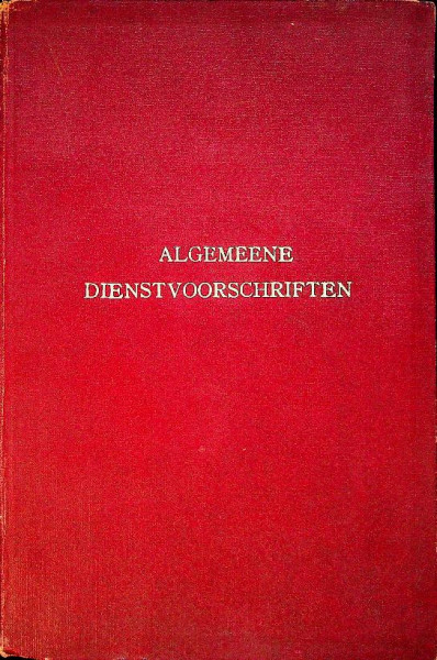 Algemeene Dienstvoorschriften Radio Holland 1938