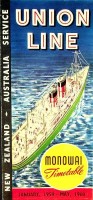Union Line - Brochure Union Line Monowai Timetable