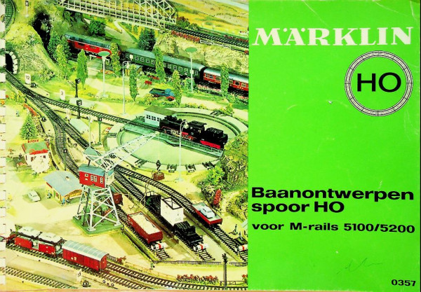 Marklin HO baanontwerpen spoor HO,1970