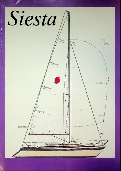Original brochure Siesta 32 Sailing Yacht
