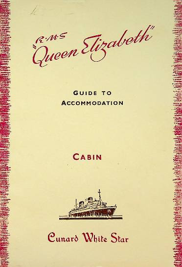 R.M.S. Queen Elizabeth, guide to accomodation
