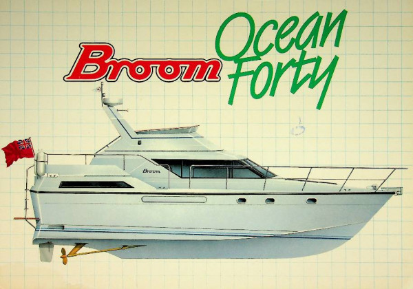 Original Brochure Broom Ocean Forty