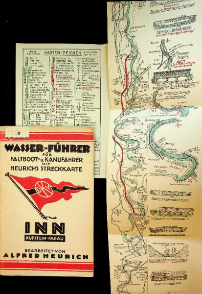 Wasser-Fuhrer fur Faltboot u. Kanufahrer, Inn, Kufstein Passau