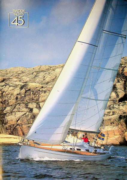 Original brochure Sweden Yachts model 45