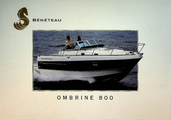 Original brochure Beneteau Ombrine 800