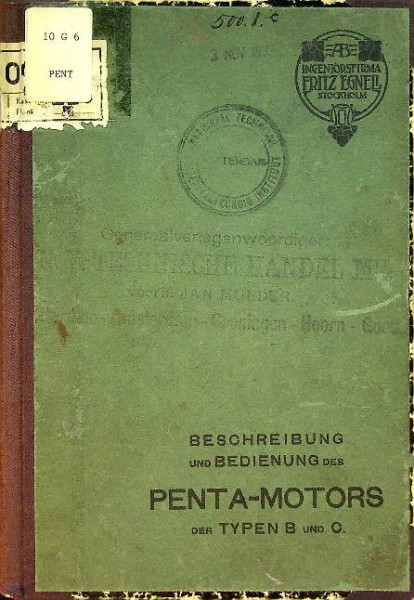 Penta-Motors Typen B und C 1917
