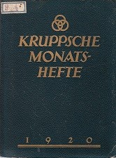 Kruppsche Monatshefte (diverse years)