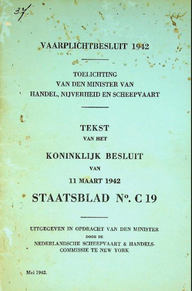 Vaarplichtbesluit 1942