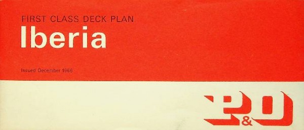 First Class Deck Plan Iberia | Webshop Nautiek.nl