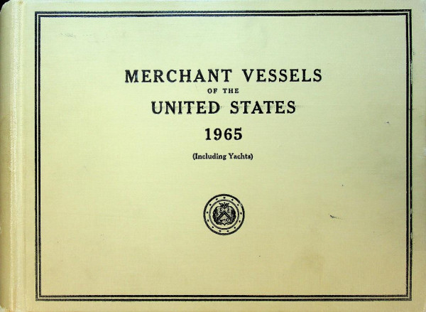 Merchant Vessels of the United States 1965