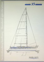 Bvaria Yachts - Original brochure Bavaria 35 Exclusive specifications
