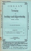 Harberts, J. - De huidige stand van het vraagstuk van het infanteriegeschut. Orgaan der Vedreeniging ter beoefening van de Krijgswetenschap 1929-1930 5e aflevering