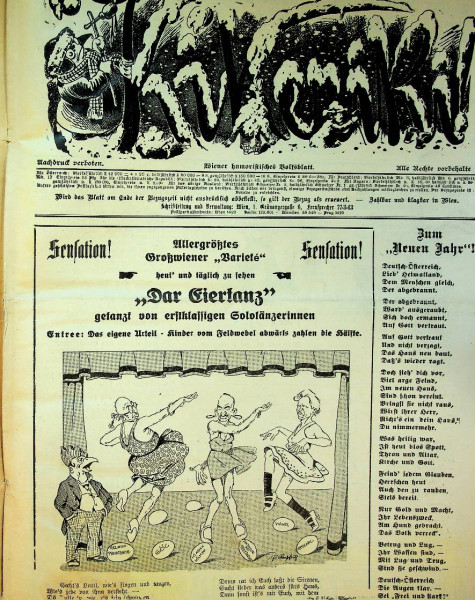 Kikeriki, Wiener humoristisches Volksblatt 1927