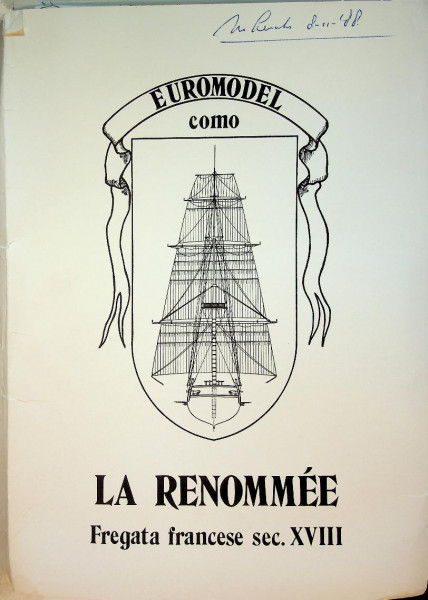 Set of 18 large folding-out Building Plans of La Renommee