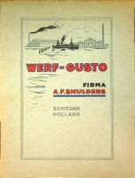 Werf Gusto - Werf-Gusto. Firma A.F. Smulders, Schiedam Holland