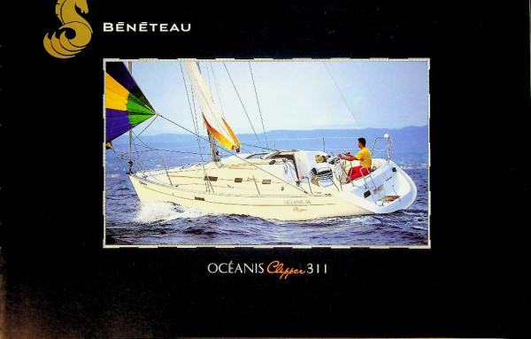 Original Brochure Beneteau Oceanis Clipper 311 Sailing Yacht