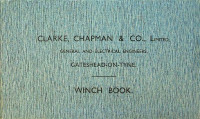 Clarke, Chapman & CO. - Catalogus Clarke, Chapman & Co. Winch Book. Winch Parts Reference Book