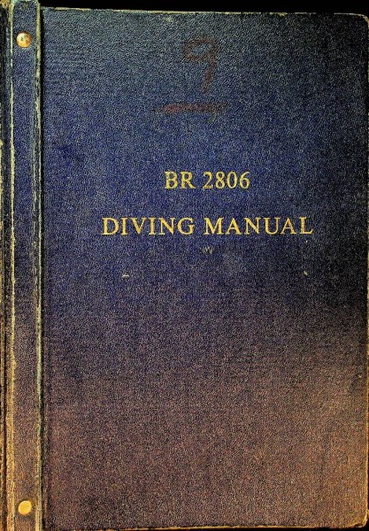Ministry of Defence (NAVY) BR 2806 Diving Manual | Webshop Nautiek.nl
