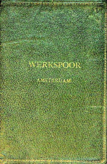 Mapje Werkspoor 1913 technische uitgangswaardes